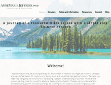 Tablet Screenshot of drannemariejeffries.com